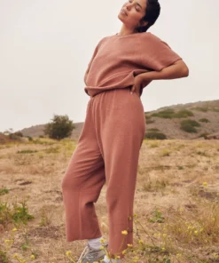 SPIRITUAL GANGSTER New Arrivals Sherpa Raw Cut Terry Sweatpant