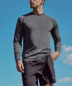 SPIRITUAL GANGSTER Men Aries Long Sleeve Active Tee