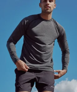 SPIRITUAL GANGSTER Men Aries Long Sleeve Active Tee