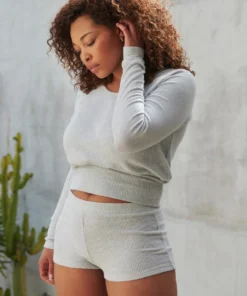 SPIRITUAL GANGSTER Essentials Shop Lover Ballet Rib Short