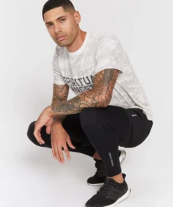 SPIRITUAL GANGSTER Camo Relaxed Crew Tee