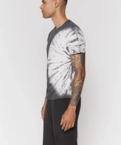 SPIRITUAL GANGSTER Men Tie Dye Relaxed Crew Tee