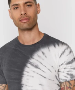SPIRITUAL GANGSTER Men Tie Dye Relaxed Crew Tee
