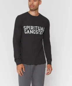 SPIRITUAL GANGSTER Varsity Long Sleeve Thermal OG Shop