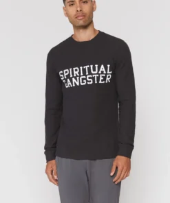 SPIRITUAL GANGSTER Varsity Long Sleeve Thermal OG Shop
