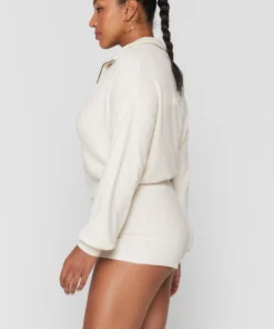 SPIRITUAL GANGSTER Melody Zip Up Funnel Neck Sweater