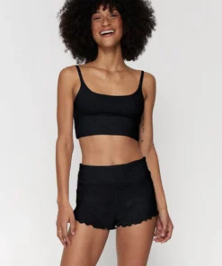 SPIRITUAL GANGSTER Ballet Rib Banded Long Line Bra