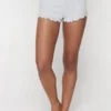 SPIRITUAL GANGSTER Best Sellers Ballet Rib Ruffle Edge Short