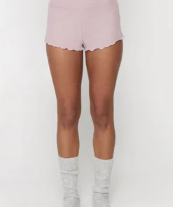 SPIRITUAL GANGSTER Ballet Rib Ruffle Edge Short Summer 2022 Catalog