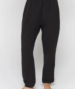 SPIRITUAL GANGSTER Cozy Set Shop Smocked Brushed Fleece Jogger