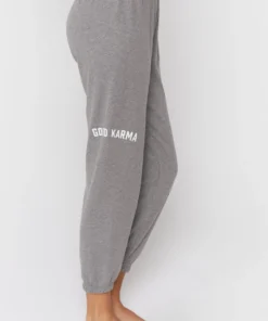 SPIRITUAL GANGSTER Graphic Shop Good Karma Perfect Terry Sweatpant