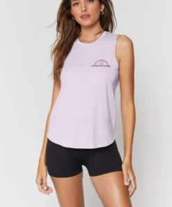 SPIRITUAL GANGSTER Graphic Shop Gratitude Muscle Tank