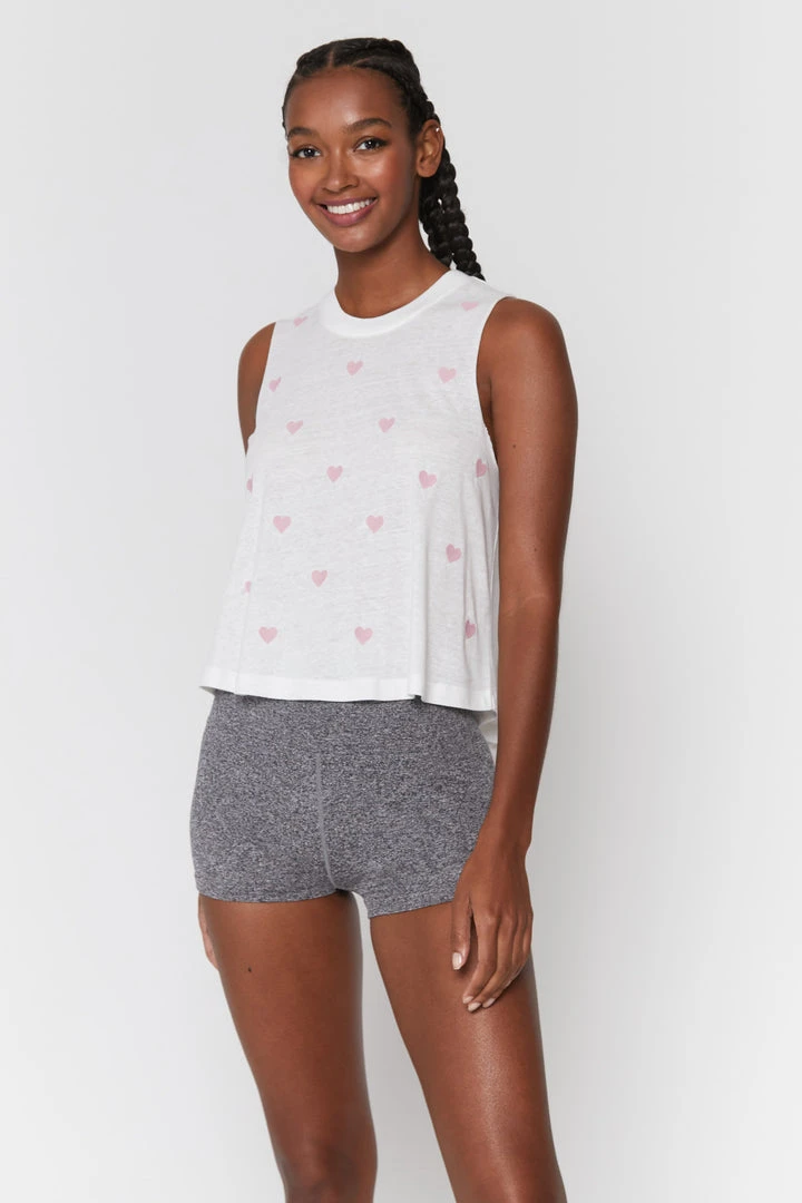 SPIRITUAL GANGSTER Hearts Crop Tank Tops 3 SPIRITUAL GANGSTER Hearts Crop Tank Tops