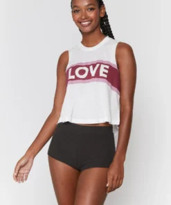 SPIRITUAL GANGSTER Love Crop Tank Graphic Shop