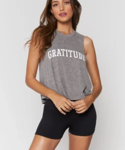 SPIRITUAL GANGSTER Gratitude Crop Tank