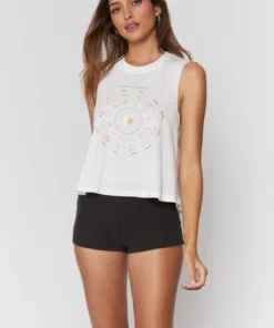 SPIRITUAL GANGSTER Graphic Shop Zodiac Crop Tank