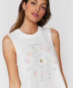 SPIRITUAL GANGSTER Graphic Shop Zodiac Crop Tank