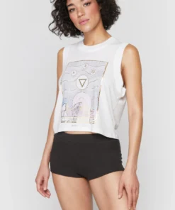SPIRITUAL GANGSTER Graphic Shop Dreamer Box Crop Tank