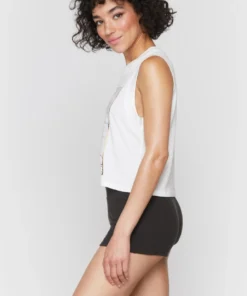 SPIRITUAL GANGSTER Graphic Shop Dreamer Box Crop Tank