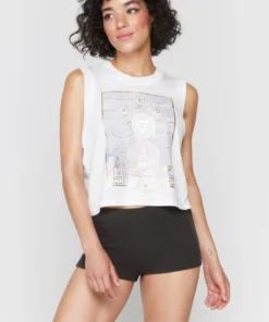 SPIRITUAL GANGSTER Graphic Shop Dreamer Box Crop Tank