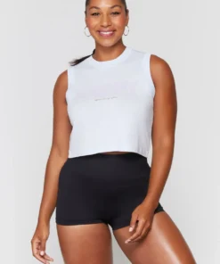 SPIRITUAL GANGSTER Graphic Shop Happy Box Crop Tank