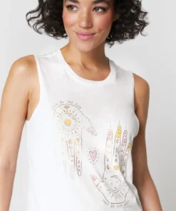 SPIRITUAL GANGSTER Graphic Shop Hands Muscle Tank