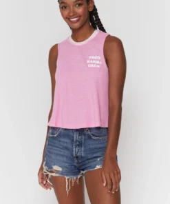 SPIRITUAL GANGSTER Graphic Shop Good Karma Crop Tank 9 SPIRITUAL GANGSTER Graphic Shop Good Karma Crop Tank