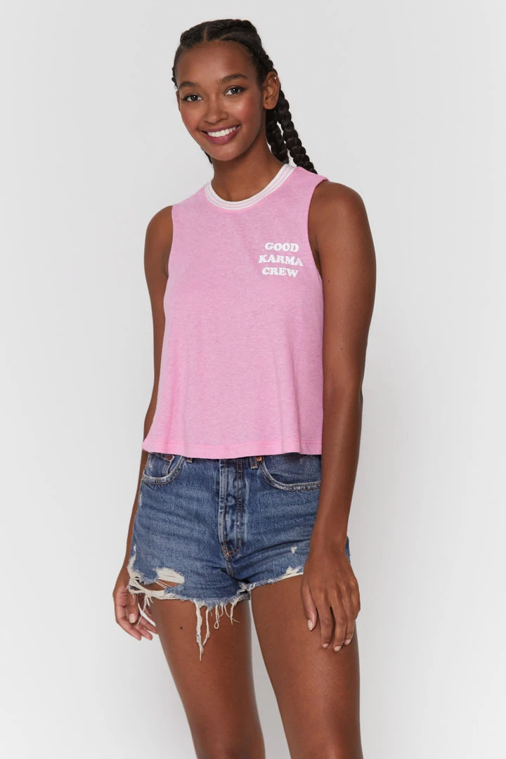 SPIRITUAL GANGSTER Graphic Shop Good Karma Crop Tank 5 SPIRITUAL GANGSTER Graphic Shop Good Karma Crop Tank