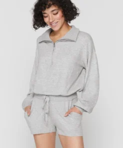 SPIRITUAL GANGSTER Funnel Neck Romper Dresses, Rompers & Jumpsuits 10 SPIRITUAL GANGSTER Funnel Neck Romper Dresses, Rompers & Jumpsuits