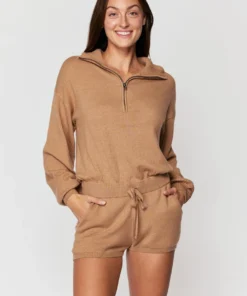 SPIRITUAL GANGSTER Funnel Neck Romper