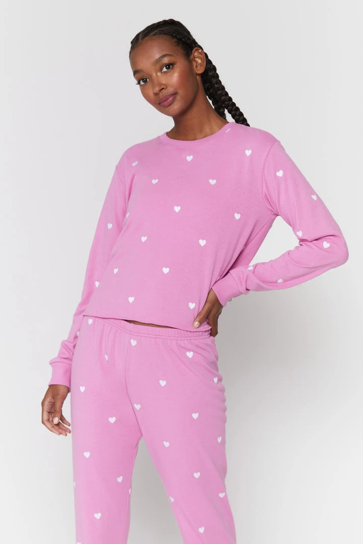 SPIRITUAL GANGSTER Heart Crop Sweatshirt Cozy Set Shop 4 SPIRITUAL GANGSTER Heart Crop Sweatshirt Cozy Set Shop