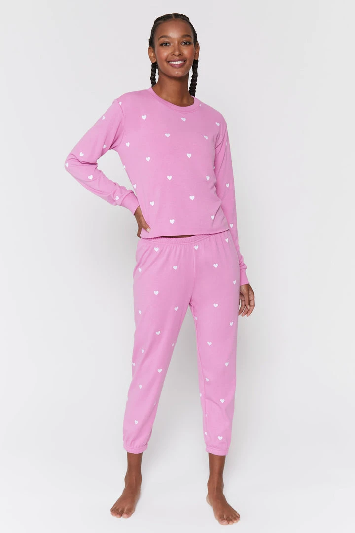 SPIRITUAL GANGSTER Heart Crop Sweatshirt Cozy Set Shop 7 SPIRITUAL GANGSTER Heart Crop Sweatshirt Cozy Set Shop