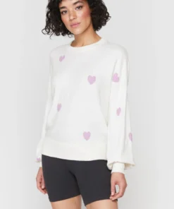 SPIRITUAL GANGSTER Cozy Set Shop Heart Block Party Sweater