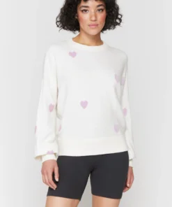 SPIRITUAL GANGSTER Cozy Set Shop Heart Block Party Sweater