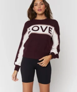 SPIRITUAL GANGSTER Love Block Party Sweater Tops