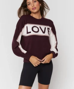 SPIRITUAL GANGSTER Love Block Party Sweater Tops