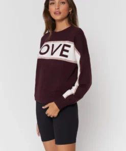 SPIRITUAL GANGSTER Love Block Party Sweater Tops