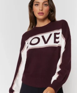 SPIRITUAL GANGSTER Love Block Party Sweater Tops