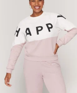 SPIRITUAL GANGSTER Happy Bridget Raglan Sweatshirt