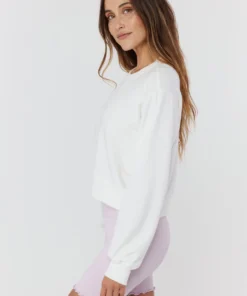 SPIRITUAL GANGSTER Cozy Set Shop Lounge Crop Sweatshirt