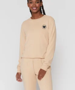 SPIRITUAL GANGSTER Take Good Care Crop Sweatshirt