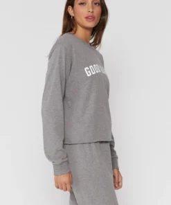 SPIRITUAL GANGSTER Graphic Shop Good Karma Crop Sweatshirt