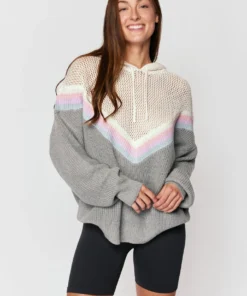 SPIRITUAL GANGSTER Tops Amar Meshed Up Hoodie