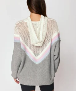 SPIRITUAL GANGSTER Tops Amar Meshed Up Hoodie