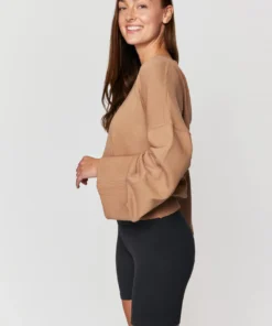 SPIRITUAL GANGSTER Malia Wide Sleeve Sweatshirt Tops