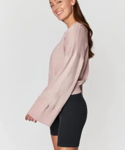 SPIRITUAL GANGSTER Tops Malia Wide Sleeve Sweatshirt