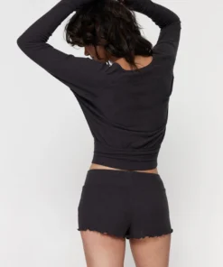 SPIRITUAL GANGSTER Travel Edit Ballet Rib Surplice Long Sleeve 9 SPIRITUAL GANGSTER Travel Edit Ballet Rib Surplice Long Sleeve