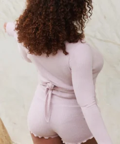 SPIRITUAL GANGSTER Ballet Rib Wrap Sweater