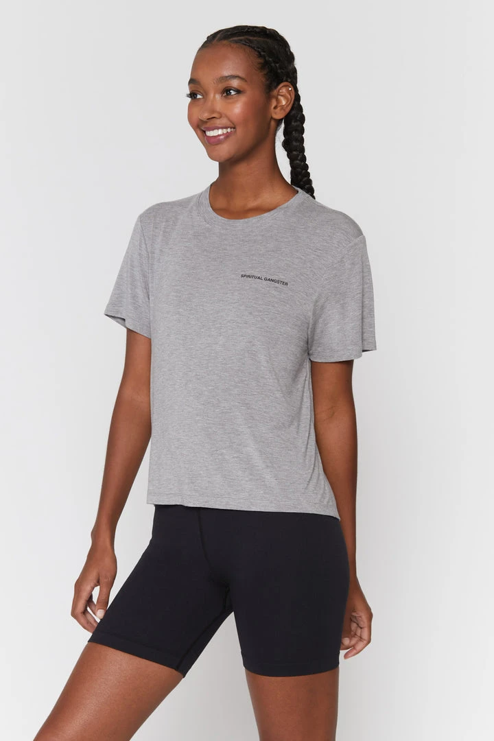 SPIRITUAL GANGSTER Open Back Short Sleeve Tee 5 SPIRITUAL GANGSTER Open Back Short Sleeve Tee