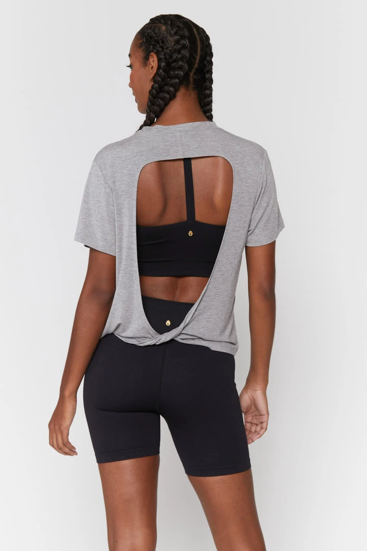 SPIRITUAL GANGSTER Open Back Short Sleeve Tee 4 SPIRITUAL GANGSTER Open Back Short Sleeve Tee